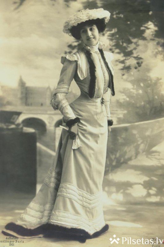 Jūgendstila mode (1896-1915) no Aleksandra Vasiļjeva kolekcijas