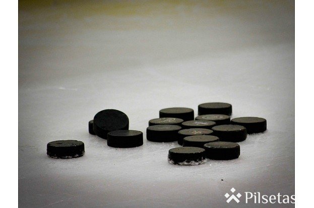 Latvijas bērnu un jauniešu hokeja līgas spēle Olimpiskajā centrā "Ventspils"