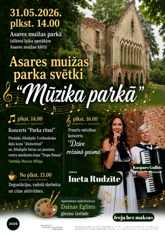 &ldquo;Mūzika parkā&rdquo;