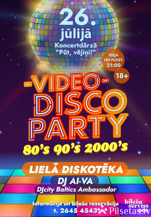 Video Disco Party/80s 90s 2000s