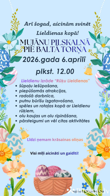 Lieldienas Mujānos 2026
