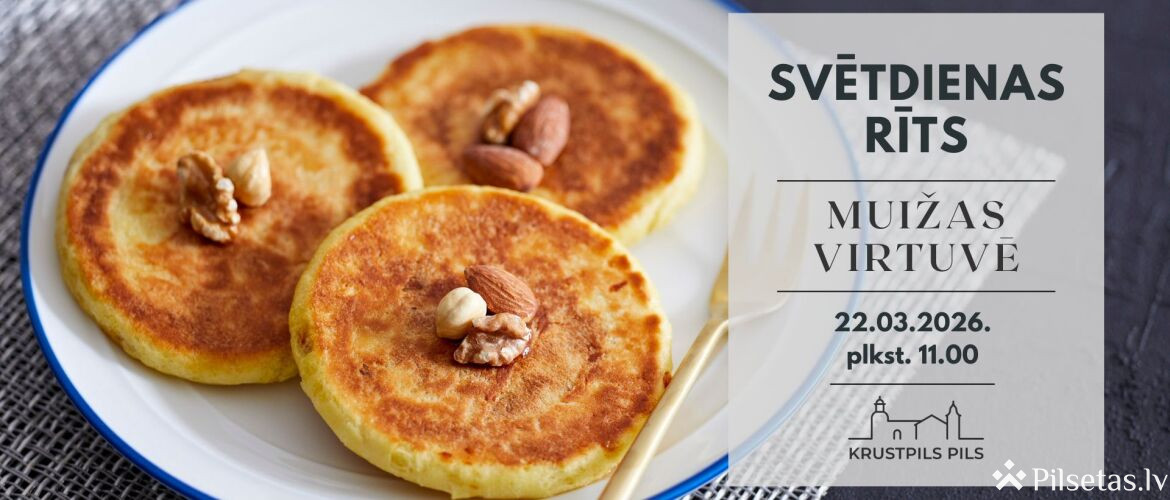 Svētdienas rīts Muižas virtuvē