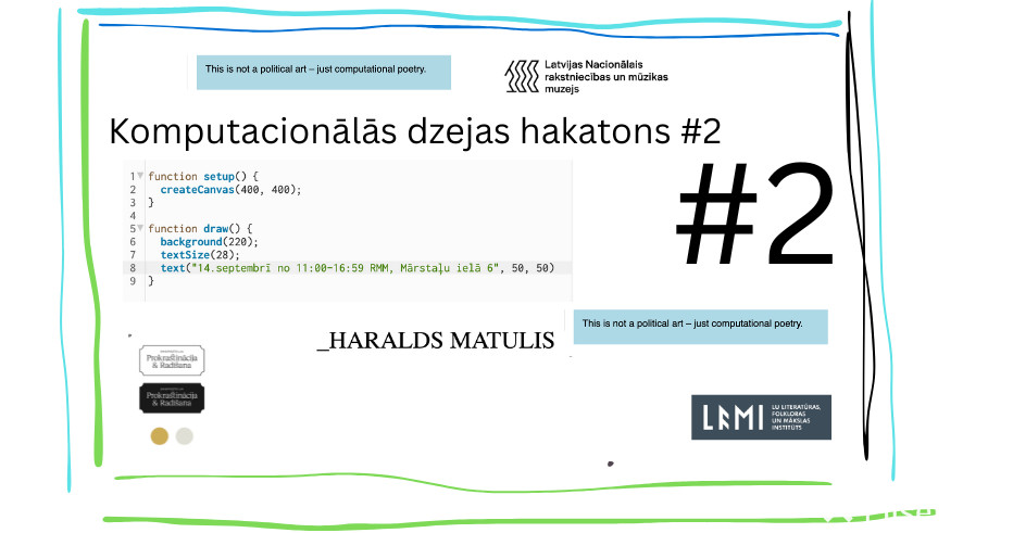 Komputacionālās dzejas hakatons #2
