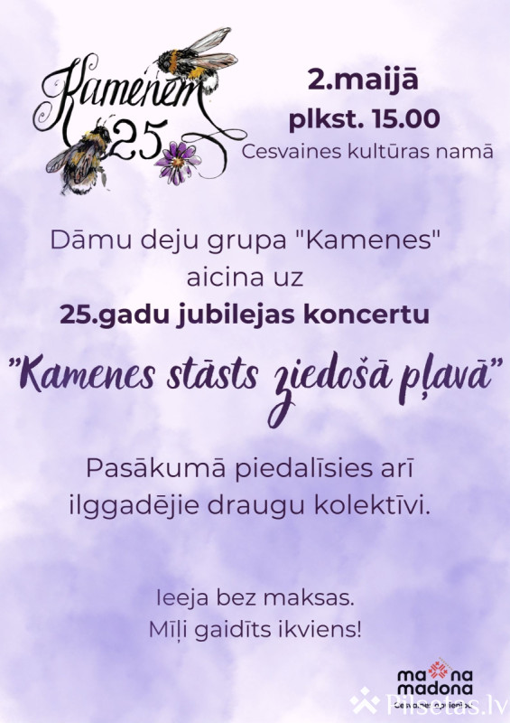 Kamenes stāsts ziedo&scaron;ā pļavā