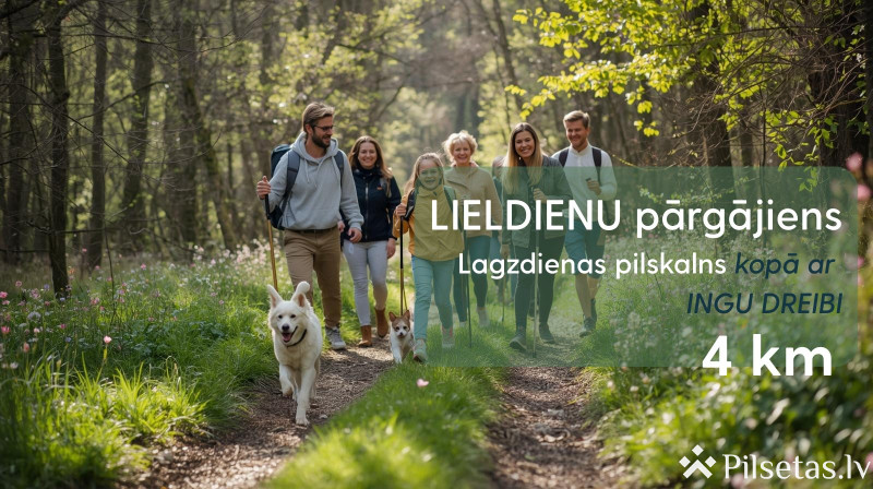 Lieldienu pārgājiens kopa ar Ingu Dreibi