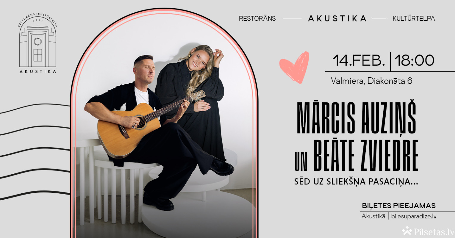 Mārcis Auziņ&scaron; un Beāte Zviedre ar dzejkoncertu "Sēd uz sliek&scaron;ņa Pasaciņa"