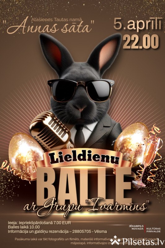 Lieldienu balle ar grupu &ldquo;Ivarmīns&rdquo;