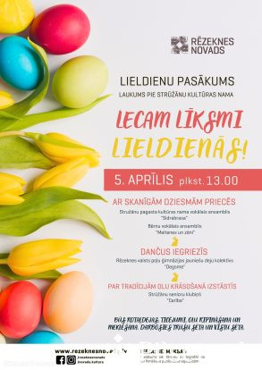 &ldquo;Lecam līksmi Lieldienās!&rdquo;