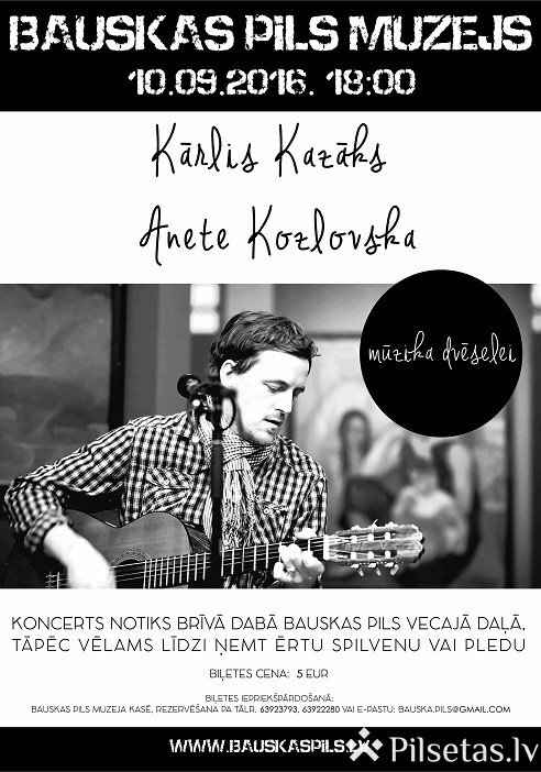 Kārļa Kazāka un Anetes Kozlovskas koncerts 