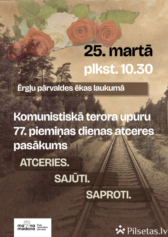 Atceres pasākums Ērgļos 2026