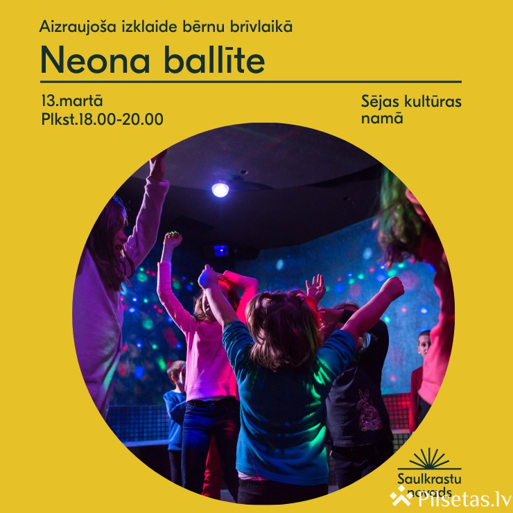 Neona ballīte bērniem