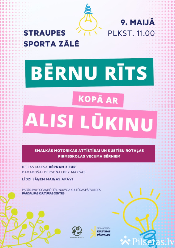 Bērnu rīts kopā ar Alisi Lūkinu