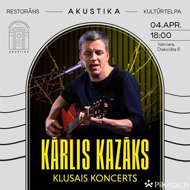 Kārļa Kazāka Klusais Koncerts Klusajā sestdienā.