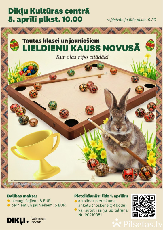 Lieldienu kauss novusā Dikļos 2026