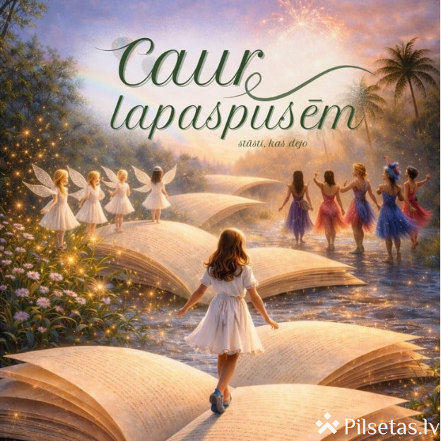 Caur lapaspusēm ... stāsti, kas dejo