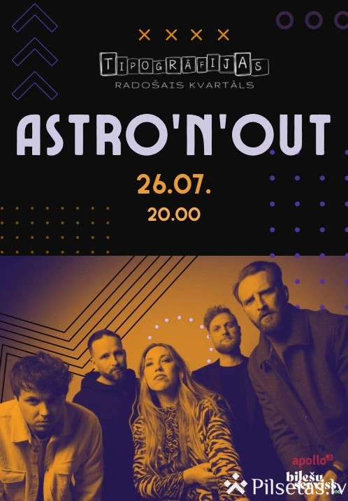  Astro'n'out koncerts