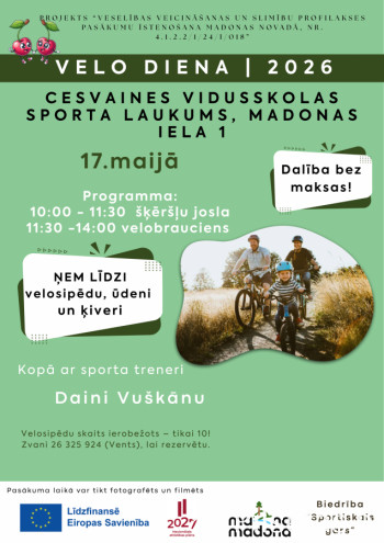 Velo diena Cesvainē 2026