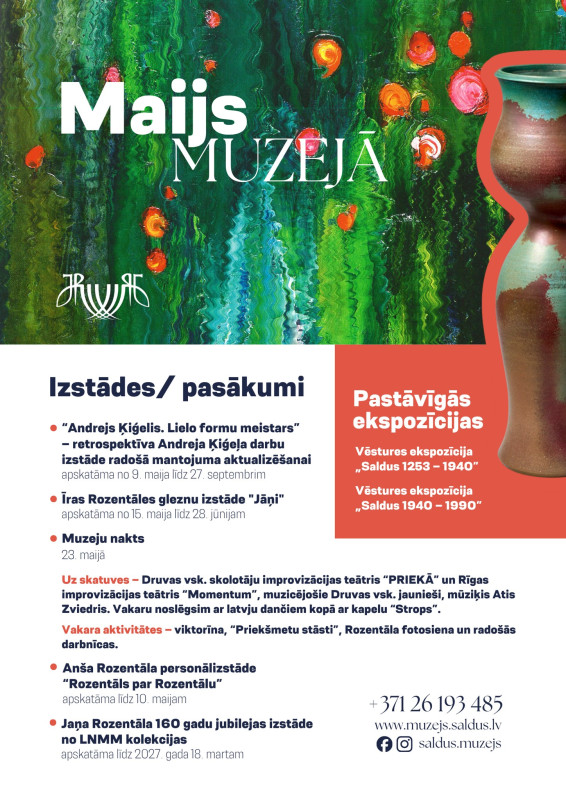 Muzeju nakts 2026 Saldū.