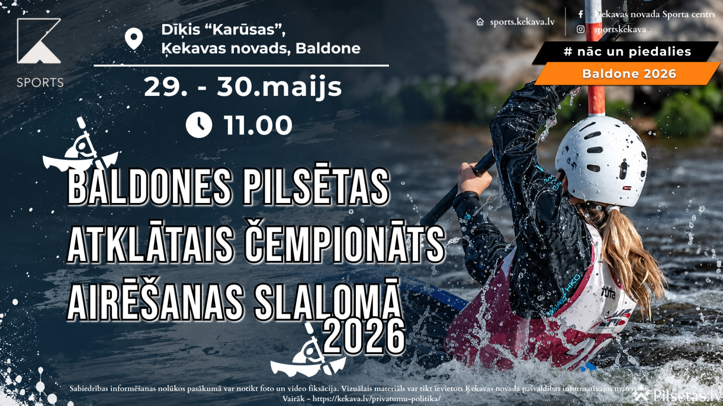 2026. gada Baldones pilsētas atklātais čempionāts airē&scaron;anas slalomā