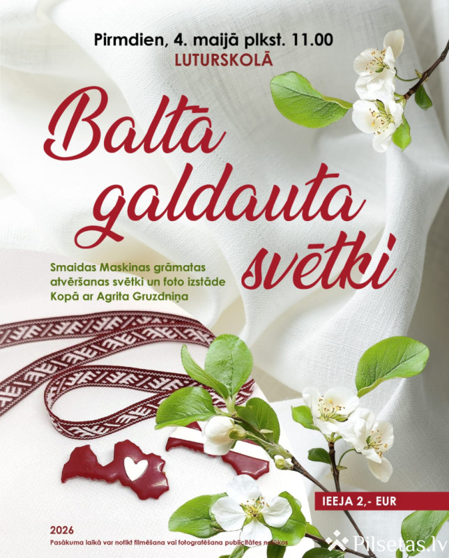 Baltā galdauta svētki Zvārtavā 2026