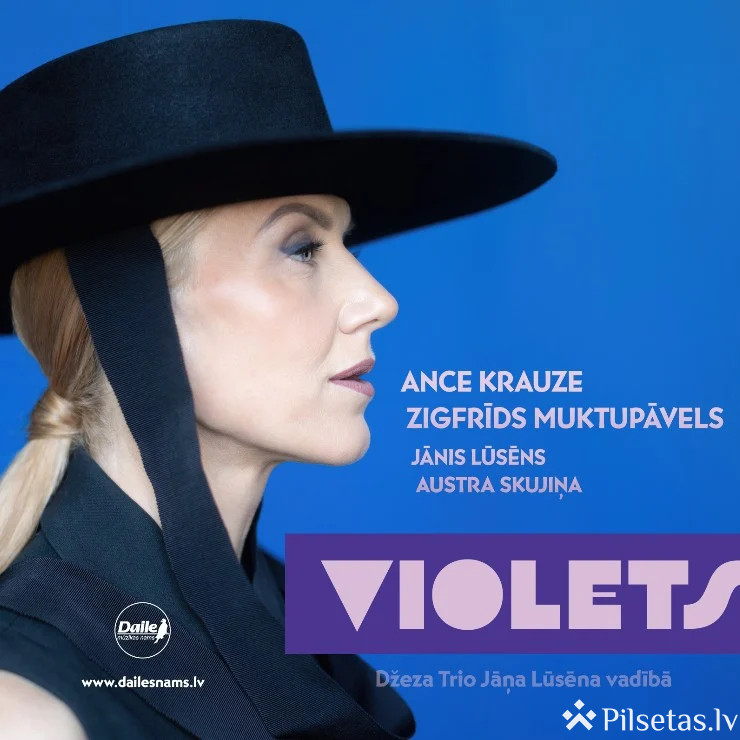 Koncertprogramma „Violets”.