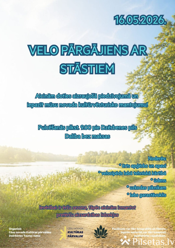 Velo pārgājiens ar stāstiem