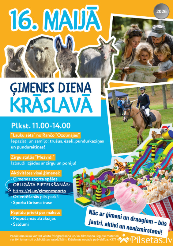 Ģimenes diena Krāslavā 2026