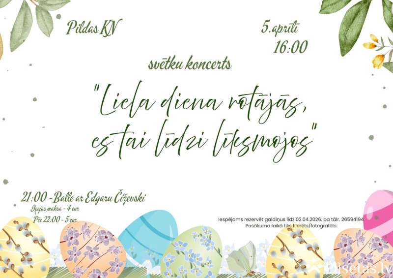 "Liela Diena rotājās, es tai līdzi līksmojos!"