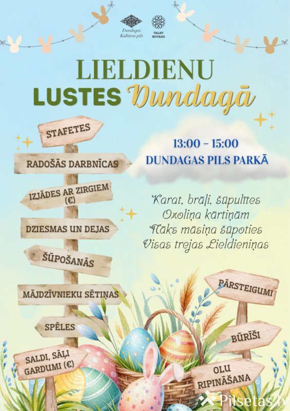 Lieldienu lustes Dundagā 2026
