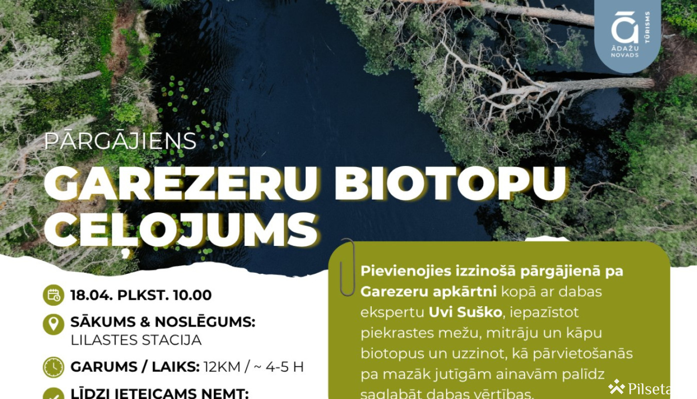 Garezeru biotopu ceļojums