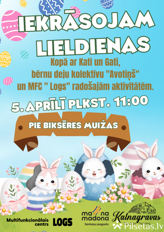 Iekrāsojam Lieldienas 2026