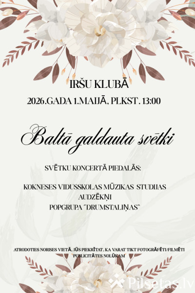 Baltā galdauta svētki Ir&scaron;os 