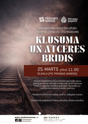 &ldquo;Klusuma un atceres brīdis&rdquo; 2026