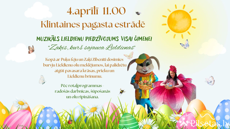 "Zaķis, kur&scaron; sajauca Lieldienas"