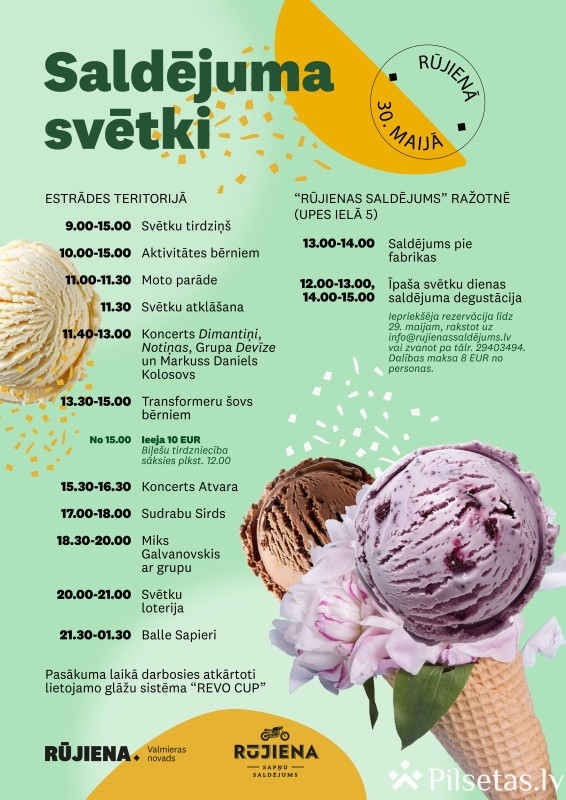 Saldējuma svētki Rūjienā 2026
