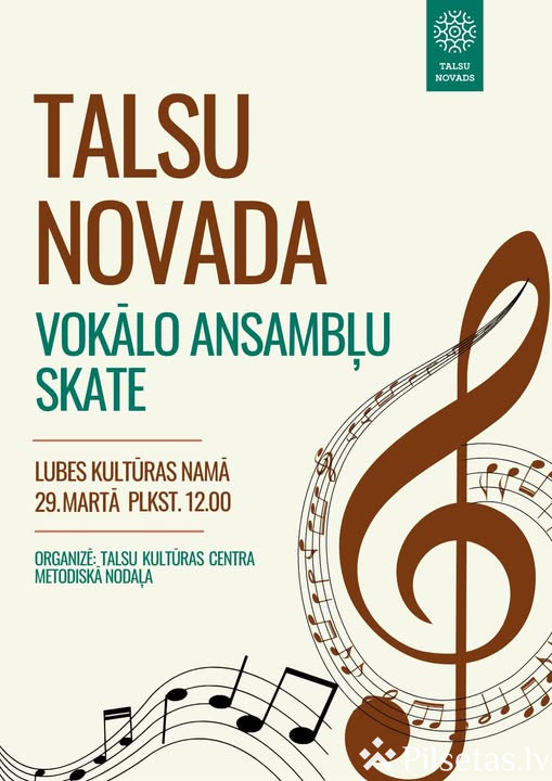 Talsu novada vokālo ansambļu skate