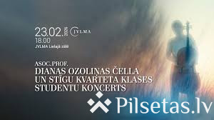 Čella un stīgu kvartets Latvijas Mūzikas akadēmijā