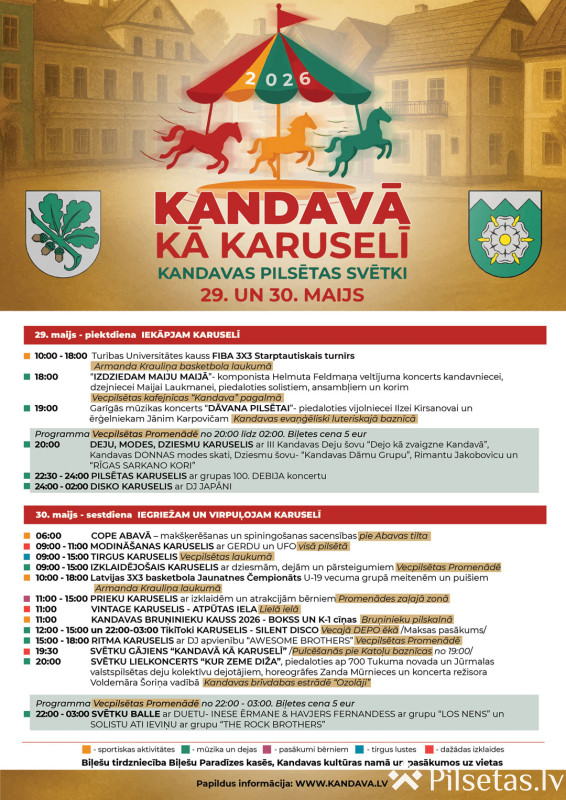 Kandavas pilsētas svētki 2026