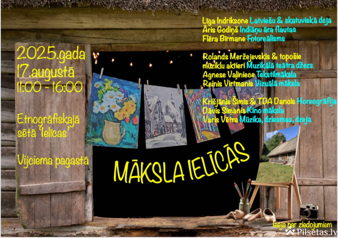 Māksla atdzīvojas "Ielīcās"!