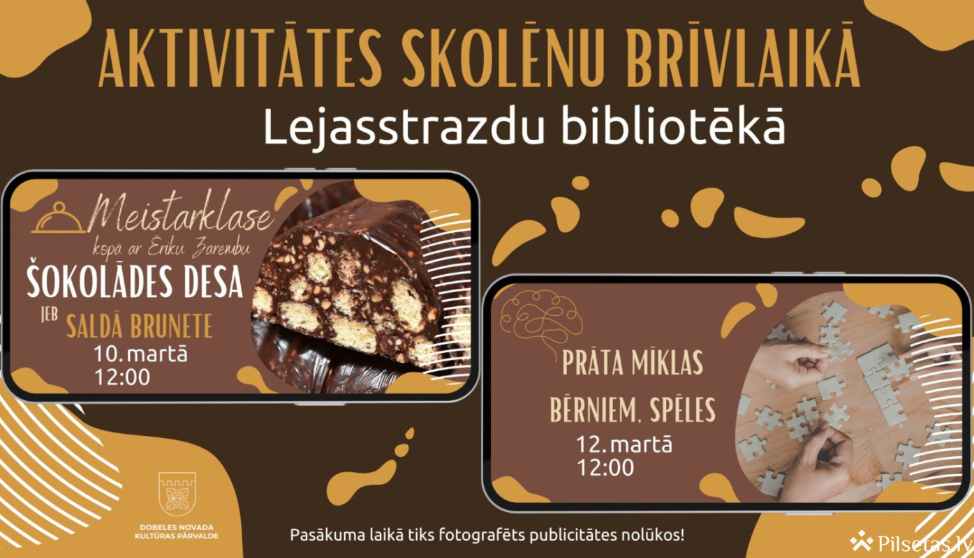 Aktivitātes skolēnu brīvlaikā Lejasstrazdu bibliotēkā