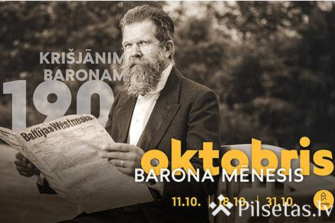 Oktobris – Krišjāņa Barona mēnesis 2025