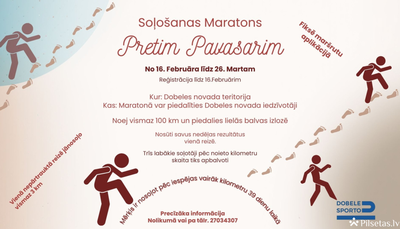 Soļo&scaron;anas maratons "Pretim pavasarim"