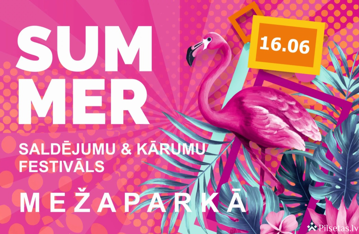 “Saldējumu & kārumu” festivāls Mežaparkā