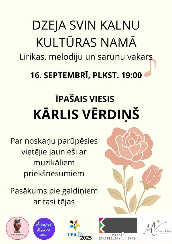 Dzeja svin Kalnu kultūras namā