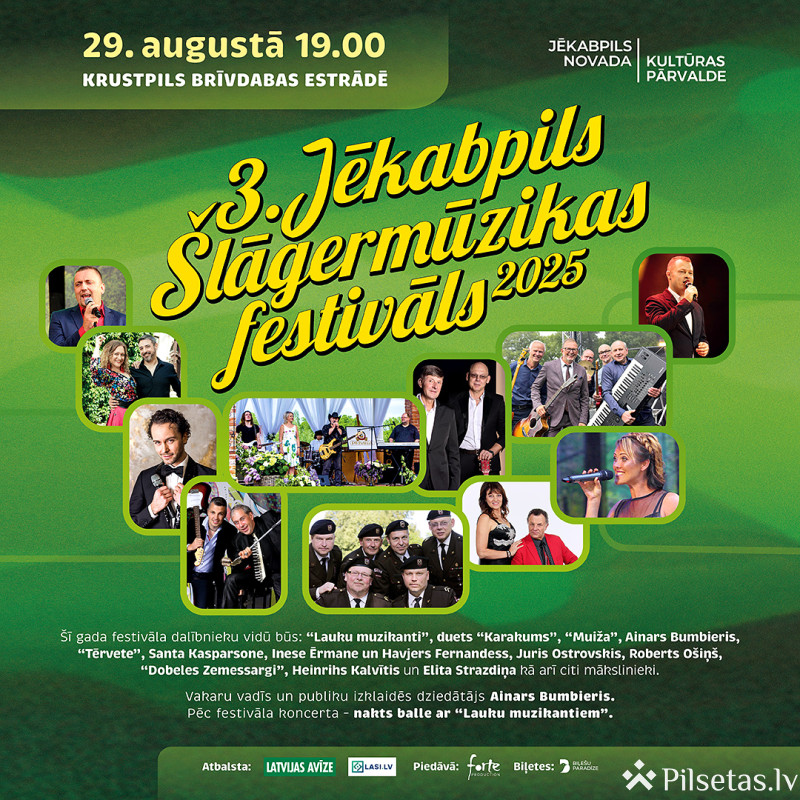 3. Jēkabpils Šlāgermūzikas festivāls