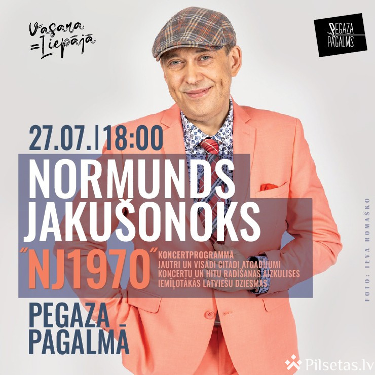Normunds Jakušonoks koncertprogrammā "NJ1970"