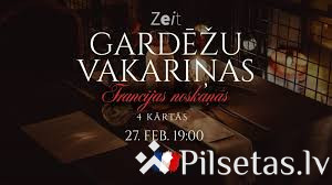 Gardēžu vakariņas Francijas noskaņās