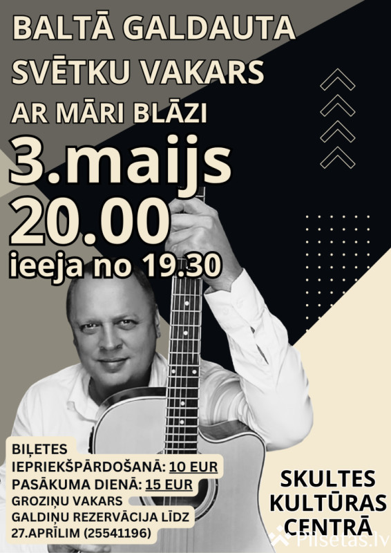 Balto galdautu svētki kopā ar Māri Blāzi