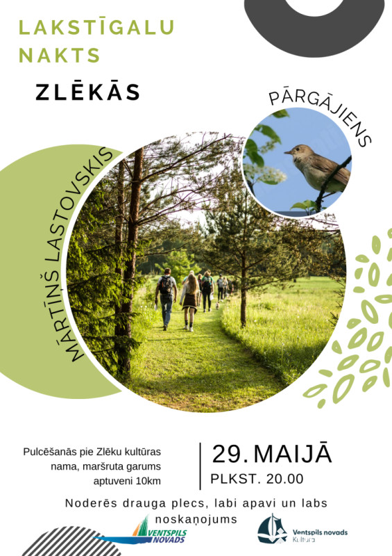 Lakstīgalu nakts Zlēkās 2026