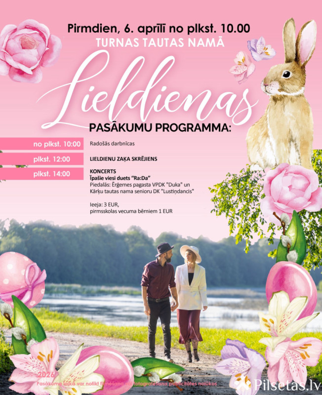 Lieldienu svinības Turnas tautas namā